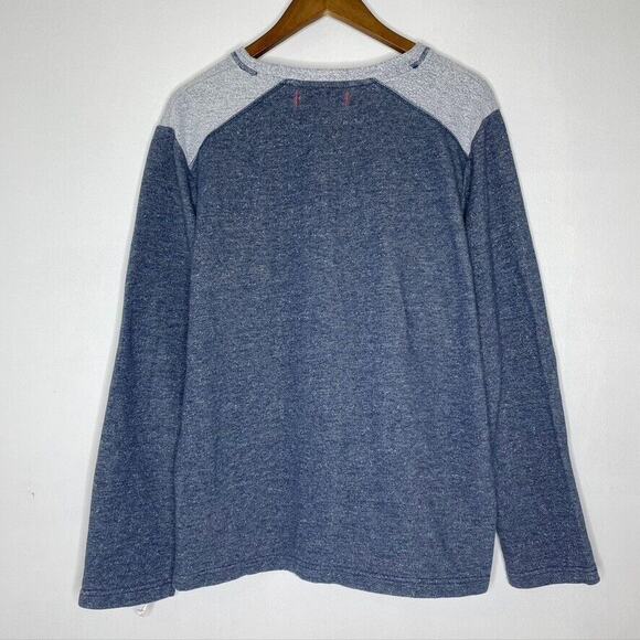 Tommy Bahama Blue Heather Long Sleeve Crewneck Sweater Size Large Men’s - Picture 7 of 9